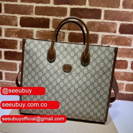 Gucci Luxury Tastic Replica 674148 Medium tote with Interlocking G