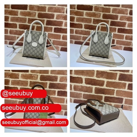 Shop Now Gucci Replica Mini tote bag with Interlocking G 671623 GG Supreme