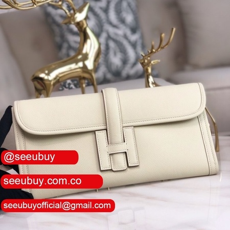 High Quality Replica Hermes Bags Online Jige 29cm Epsom Leather Apricot