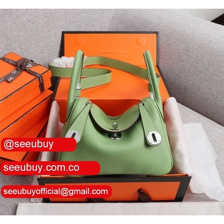 Cheap High Quality Replica Hermes green Lindy For Sale