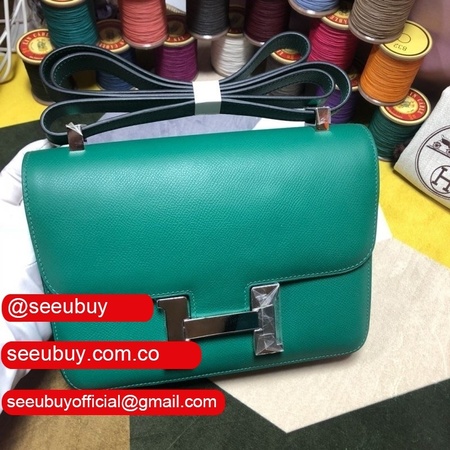 Hermes Constance Bag 23cm Epsom Leather Green