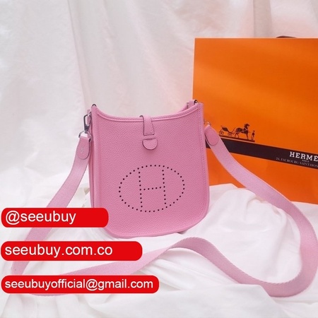 Hermes Replica Mini Evelyne TPM Bag Pink