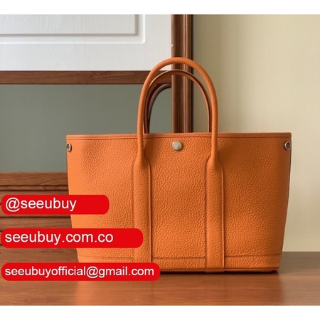 Orange Garden Party Replica Hermes Handbags for Women