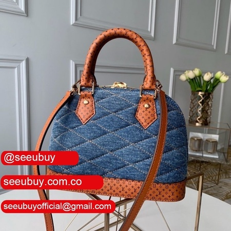 best m55048 blue alma bb epi leather