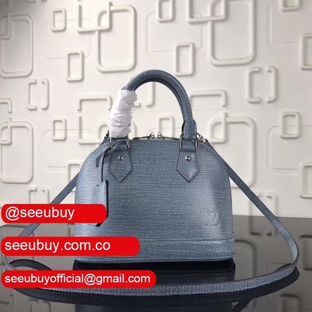 epi leather alma bb noir knockoff uk m40301 gray