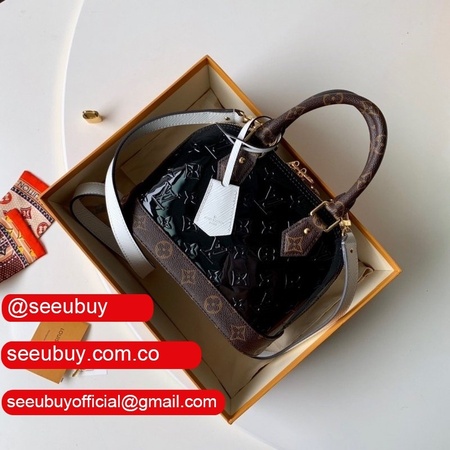 luxury m44389 alma bb monogram vernis leather