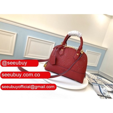 neo alma bb monogram empreinte leather m44829 aaa+ red