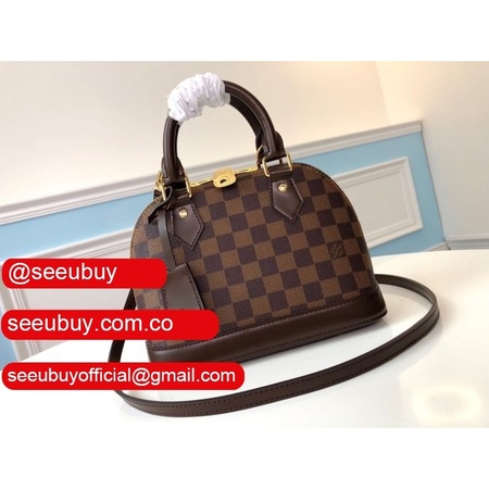 s fake alma bb designer mini top handle n41221 bag