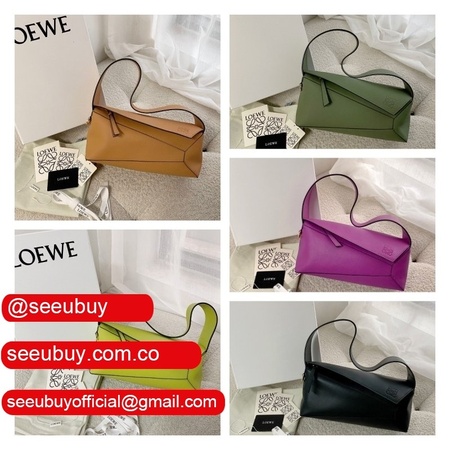 Shop Loewe Replica Puzzle Leather Hobo Top Quality Bag