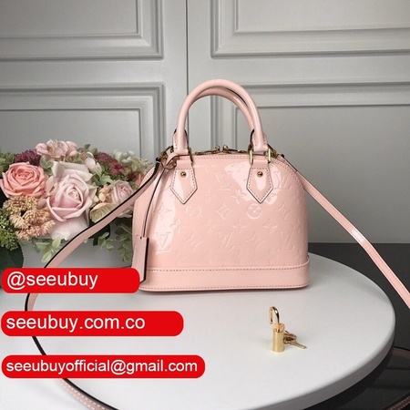 uk alma bb epi leather m91606 pink