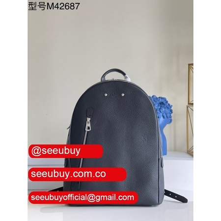 best fake m42687 armand backpack taurillon leather black