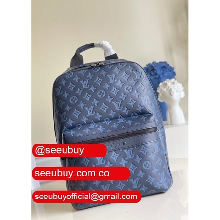 7 star sprinter backpack monogram shadow m45728 blue bags