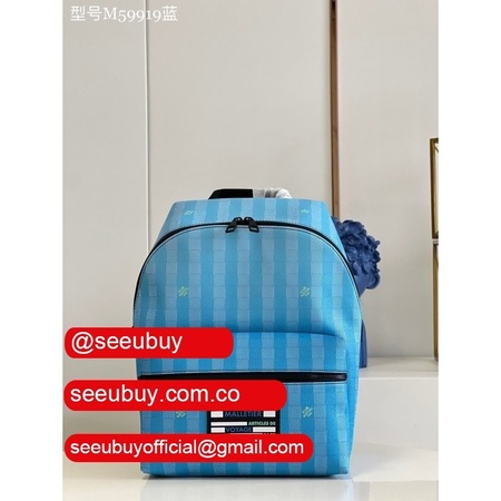 fake designer backpack blue luxury m59919 bags