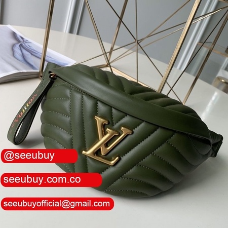 7 star replica new wave bum bag m53750 green