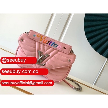 fakes luxury new wave bag mm shoulder malibu m51946 pink