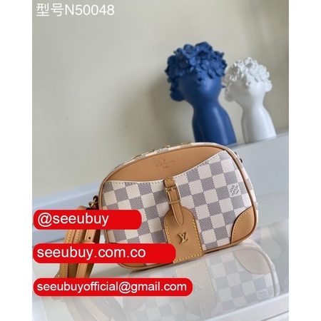 best quality designer replica mini deauville damier azur n50048 bag