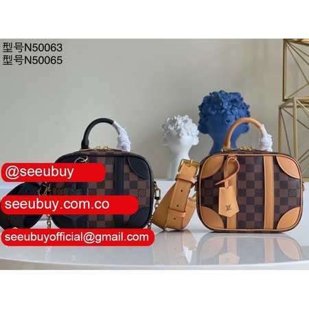 Designer Replicas N50063/N50065 Valisette Souple BB Damier Ebene