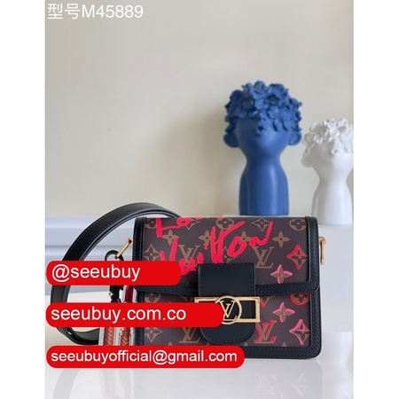 usa copy dauphine monogram love print m45889 bag uk