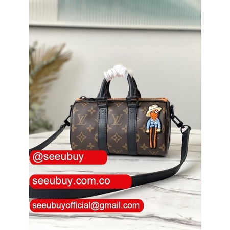 fake keepall xs nano monogram other m80201 brown