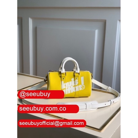 top quality replica keepall xs other leathers m80842 yellow