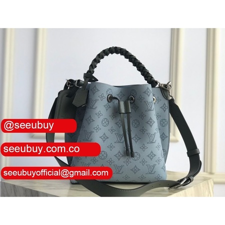 fake m55906 muria mahina leather vert lagon bag