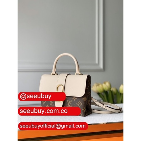 shop monogram 2020 m44653 locky bb milky white bag