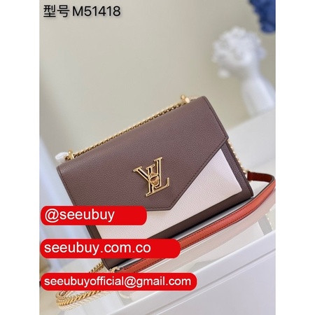 luxury aaa+ m58949 lockme ever bb lockme leather bag