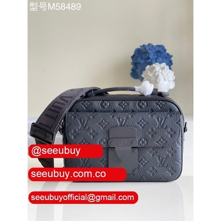 buy replica s lock messenger taurillon monogram m58489 bags