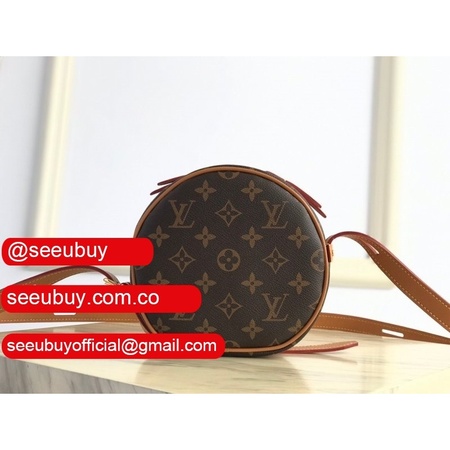 boite chapeau souple pm monogram in brown high quality m45149 bag