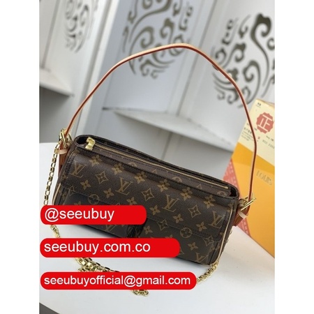 s replica monogram viva cite mm shoulder m51164 camel bag