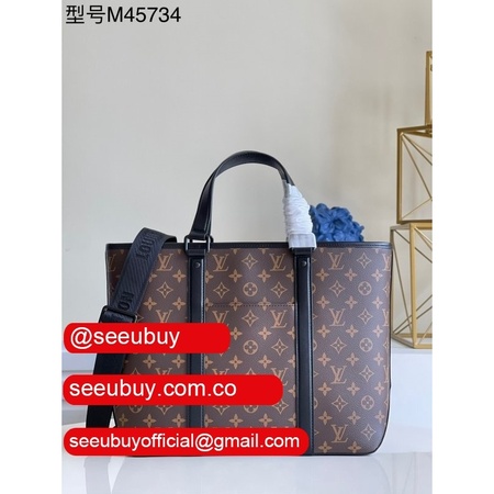 perfect quality replica week-end tote pm monogram macassar m45734