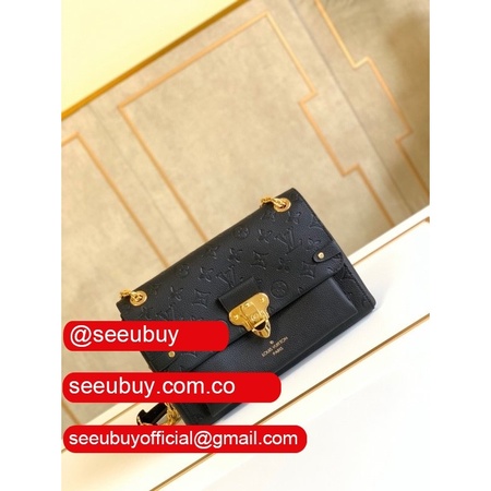 pochette grenelle epi m55981 black leather