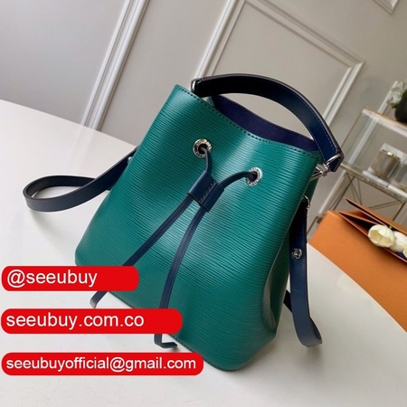 replica epi leather neonoe emerald m53612 indigo green