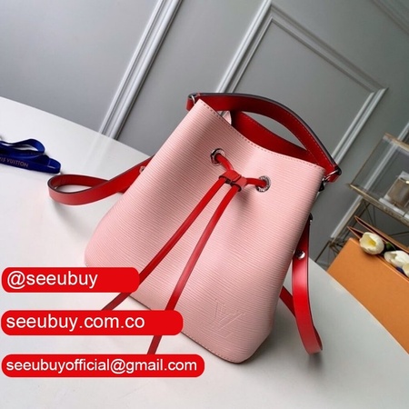 top quality replica monogram canvas leather handbag neonoe m53609