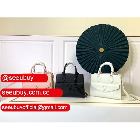 luxury replica lockme tote pm lockme leather m55845