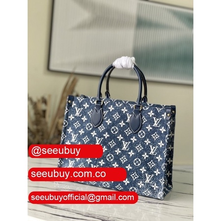 best replica 2022 onthego mm m59608 navy blue handbag