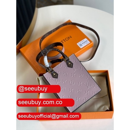 replica petit sac plat monogram vernis leather m90564 brown