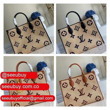 wholesale m57723/m57707 onthego mm navy blue/tan handbags