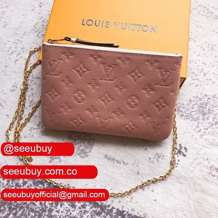 best fake monogram pochette double zip m63905 pink bag