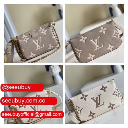 best wholesale multi pochette accessoires bicolor monogram m45777