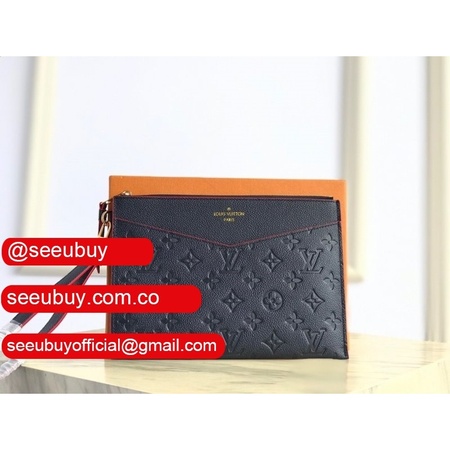 pochette melanie mm m68706 navy blue/red