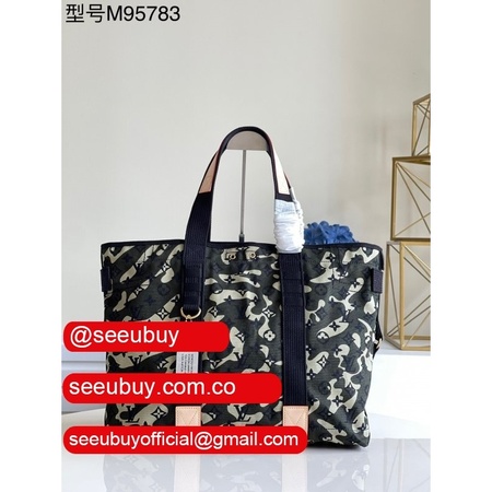 1:1 replica treillis tote shopping m95783 bag