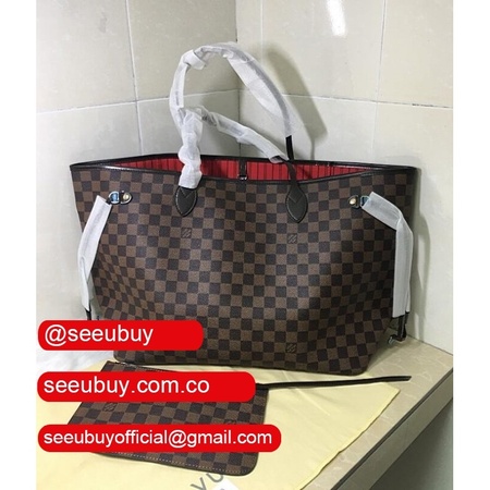 aaa+ wholesale neverfull gm damier ebene n41357 brown