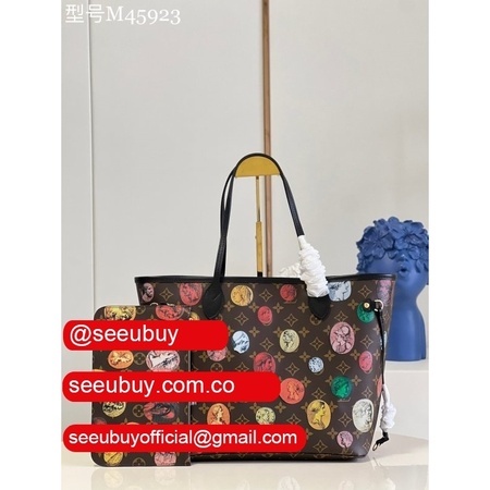 replica neverfull 2022 mm monogram m45923 multicolor bag