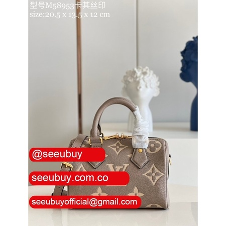 wholesale m58953 speedy bandouliere 20 monogram empreinte leather