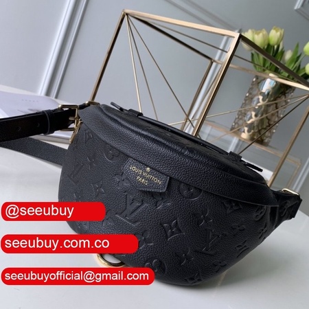 fashion replicas bumbag canvas fanny pack belt m43644 black bag