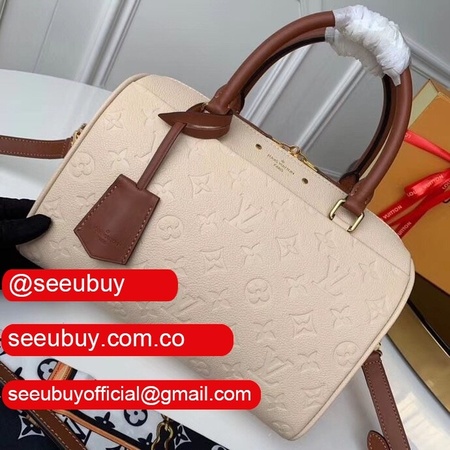 knockoff top quality speedy bandouliere bag 25 30cm monogram beige