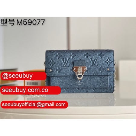 online replica m59077 vavin chain wallet monogram empreinte leather