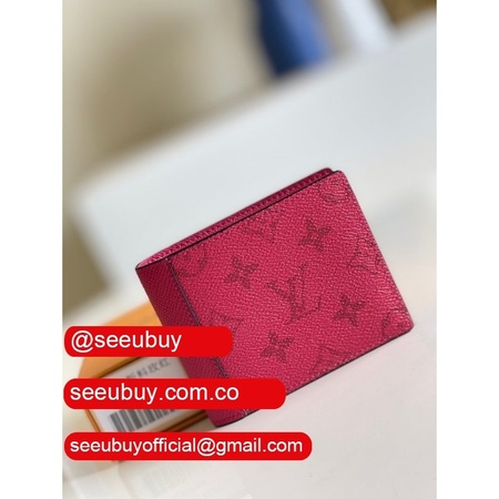 high quality m60895 multiple replica red wallet