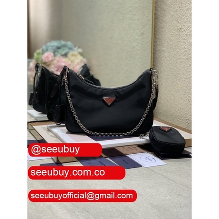 AAA+ Prada Tessuto Nylon Hobo Replica 475660 Bag